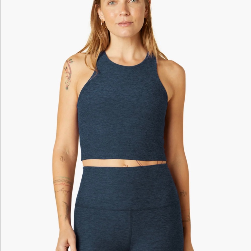 NWT Beyond Yoga Spacedye Focus Cropped Tank size medium.